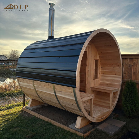 Sauna White Cedar Barrel